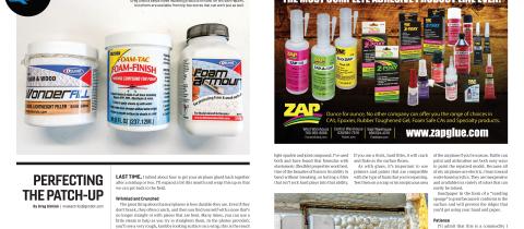 Three jars of foam repair products on a white background (left and right halves of a spread photo)