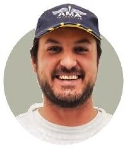Portrait of Brandon Koch wearing an AMA cap