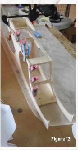 Partially built Sky Skanner fuselage viewed from above