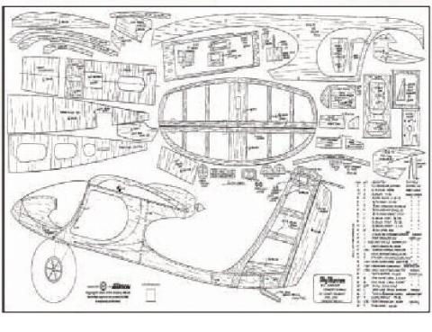 Sky Skanner aircraft plan drawing